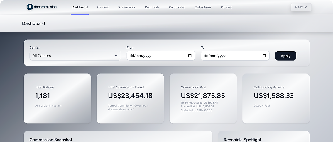 Dashboard Preview